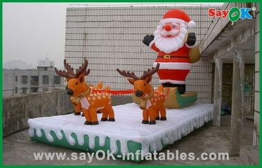Inflatable সান্তা এবং Reindeer