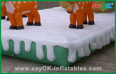 ক্রিসমাস Inflatable হলিডে সজ্জা Inflatable সান্তা এবং Reindeer