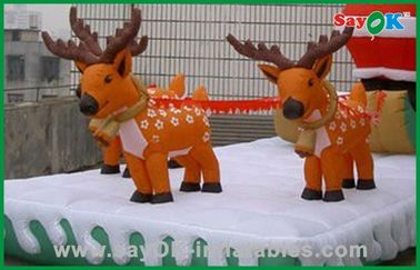 Inflatable সান্তা এবং Reindeer