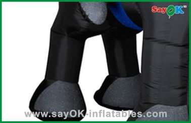 পার্টি সজ্জা Inflatable ঘোড়া / নাইট বিশাল Inflatable কিডস খেলনা অক্সফোর্ড কাপড়