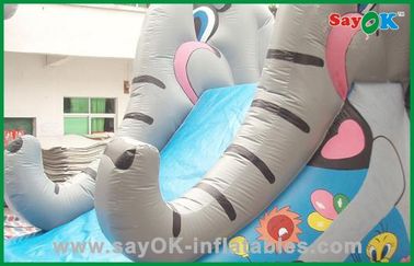 ইনফ্ল্যাটেবল বাউন্সি স্লাইডস প্রাণী বিশাল inflatable স্লাইডার / উত্তেজনাপূর্ণ inflatable bouncer স্লাইডার
