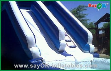বিশাল inflatable জল স্লাইড কাস্টম পিভিসি টারপোলিন মিনি বাউন্সার / বাউন্সার inflatable স্লাইড এবং জল মজা জন্য স্লাইড