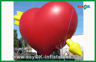 হলিডে সজ্জা জন্য বিশাল Inflatable হৃদয় কাস্টম Inflatable পণ্য