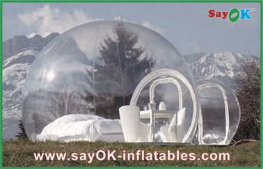 বড় আউটডোর Inflatable তাঁবুর 2 মানুষের জন্য বাবল ট্রান্সপারেন্ট Inflatable ক্যাম্পিং তাঁবু