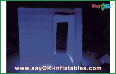 Inflatable পার্টি সজ্জা বাণিজ্যিক Inflatable ব্লো আপ ফটো বুথ অক্সফোর্ড কাপড় ক্লাব / ছুটির জন্য