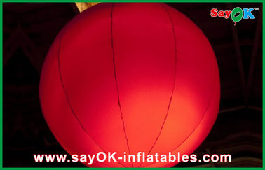হলুদ / নীল LED বেলুন প্রভা Chrismas Inflatable পর্যায় সজ্জা