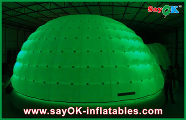 আউটডোর Inflatable গুম্বজ LED তাঁবু কাস্টম পারিবারিক ক্যাম্পিং বাবল তাঁবু