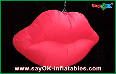 লাল আলো আলোর ঝাল ঝরঝরে Lips, Inflatable আলোর অলংকরণ