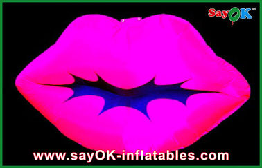 লাল আলো আলোর ঝাল ঝরঝরে Lips, Inflatable আলোর অলংকরণ