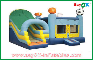 বাণিজ্যিক Inflatable বাউন্স ব্যাকওয়ার্ড মজা Inflatable খেলার মাঠ জমকালো হাউস