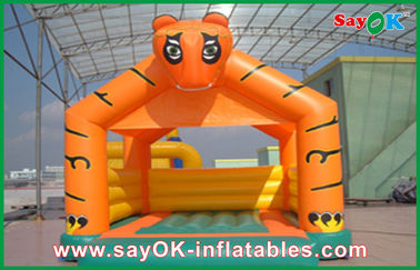 শিশু Inflatable চিত্তবিনোদন পার্ক পশু আকার Inflatable Combos / ছোঁড়া কাসল