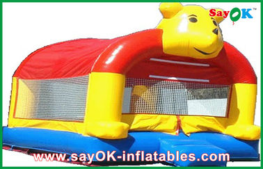 শিশু Inflatable চিত্তবিনোদন পার্ক পশু আকার Inflatable Combos / ছোঁড়া কাসল