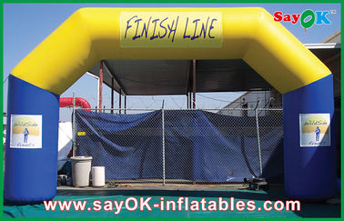 পিভিসি টেকসই উপাদান Inflatable আর্কিটেকচার / Inflatable শেষ লাইন