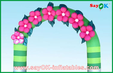 Inflatable Finish Arch Mini Inflatable Arch / Inflatable Gate / Inflatable Door with Flower Decoration