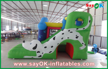 মাল্টি রঙ অক্সফোর্ড কাপড় Inflatable বাউন্স কাসল স্লাইড বিনোদন পার্ক জন্য