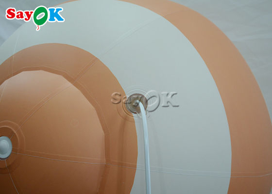 7ft পিভিসি কমলা Airtight Inflatable ক্রিসমাস বেলুন ক্রিসমাস ঝুলন্ত সজ্জা