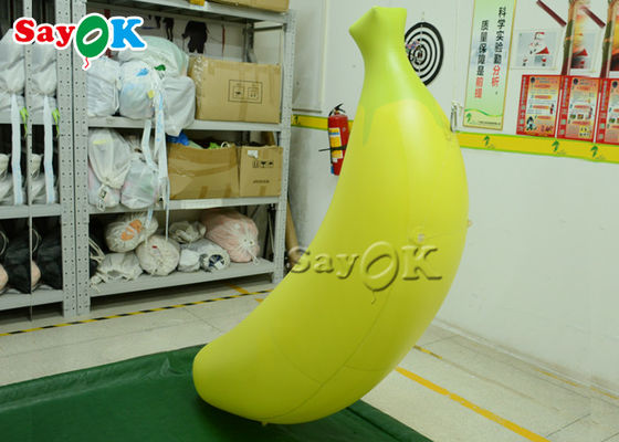 ইভেন্ট সজ্জা জন্য 1.5mH ঝুলন্ত পিভিসি কলা Inflatable বেলুন