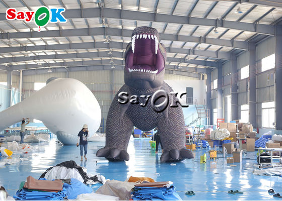 বিজ্ঞাপন inflatable 5m 16ft Giant Inflatable Dinosaur Model জন্য হ্যালোইন প্রদর্শনী