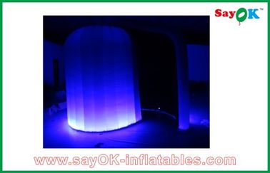 বিজ্ঞাপনের জন্য ফটো বুথ ওয়েডিং প্রপস রঙিন গম্বুজ LED লাইট কাস্টম ইনফ্ল্যাটেবল পণ্য