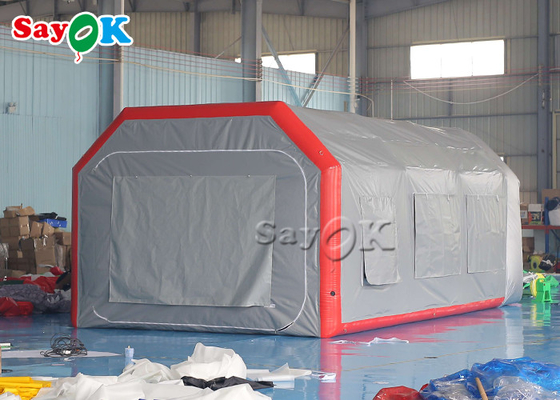 বহিরঙ্গন inflatable তাঁবু ধূসর বায়ুরোধী inflatable বায়ু তাঁবু ফুঁ আপ স্প্রে বুথ গাড়ী পেইন্টিং