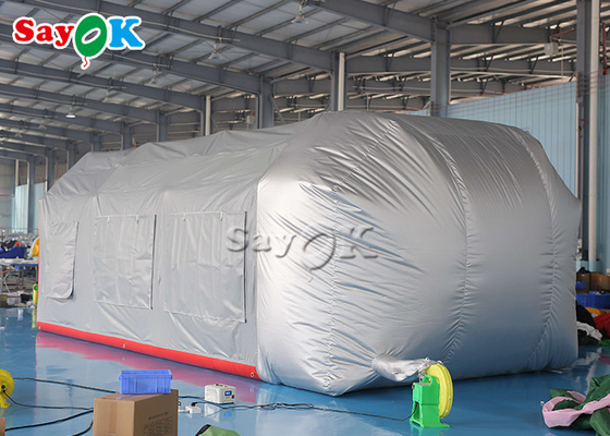 বহিরঙ্গন inflatable তাঁবু ধূসর বায়ুরোধী inflatable বায়ু তাঁবু ফুঁ আপ স্প্রে বুথ গাড়ী পেইন্টিং