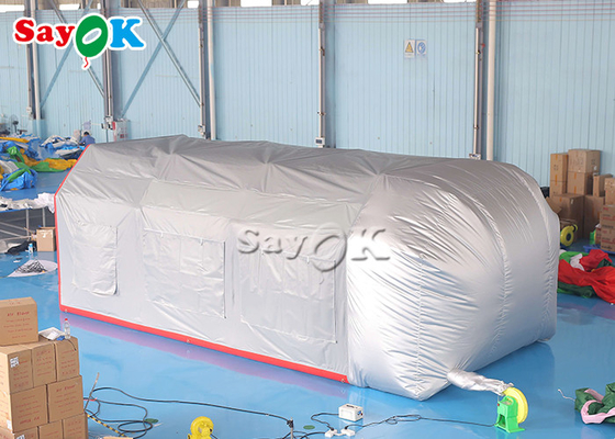 বহিরঙ্গন inflatable তাঁবু ধূসর বায়ুরোধী inflatable বায়ু তাঁবু ফুঁ আপ স্প্রে বুথ গাড়ী পেইন্টিং