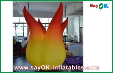 বিজ্ঞাপন জন্য লাল / হলুদ Inflatable ফায়ার Inflatable Ligthting ফায়ার