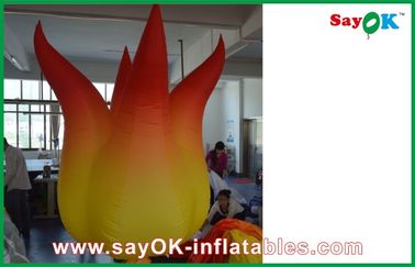 বিজ্ঞাপন জন্য লাল / হলুদ Inflatable ফায়ার Inflatable Ligthting ফায়ার
