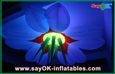 হালকা Inflatable আলোর অলংকরণ সঙ্গে Varous আকার সজ্জা Inflatable ফুল