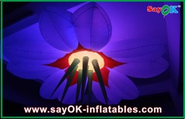 হালকা Inflatable আলোর অলংকরণ সঙ্গে Varous আকার সজ্জা Inflatable ফুল