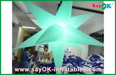বেগুনি হ্যান্ডিং নাইলন কাপড় নেতৃত্বে আলোর অলংকরণ Inflatable ফুল