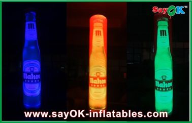 বিজ্ঞাপন LED Inflatable পিলার, Inflatable লোগো মুদ্রণ সঙ্গে নান্দনিক কলাম সজ্জা