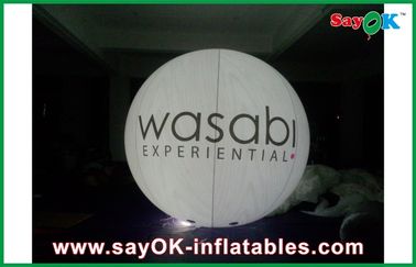0.18 এমএম পিভিসি কাস্টম Inflatable পণ্য, আলোর দৈত্য ফ্লাইং হিলিয়াম বেলুন