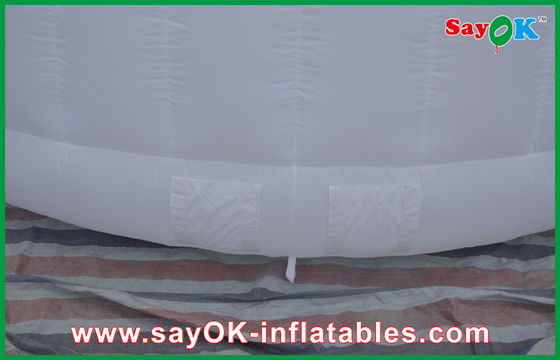 স্ট্রং অক্সফোর্ড কাপড় ডোম inflatable তাঁবু, বাণিজ্যিক inflatable গোলাকারতা তাঁবু LED আলো সঙ্গে পার্টি তাঁবু