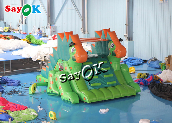 বাণিজ্যিক Inflatable Bouncy Slides Toddler Pvc Inflatable Dinosaur Dry Slide বহিরঙ্গন বিনোদন পার্কের জন্য