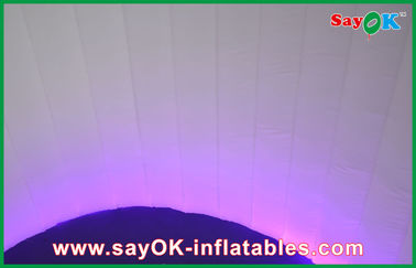 ইনফ্ল্যাটেবল ফটো বুথ ভাড়া নিন বড় 4mL X 3mH ইনফ্ল্যাটেবল স্পাইরাল ওয়াল, স্ট্রং অক্সফোর্ড ক্লথ LED ওয়াল