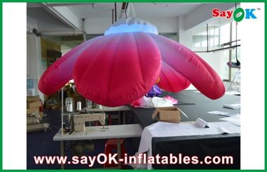 1.5 মি পি পিঙ্ক ঝরঝরে LED ফ্ল্যাট Inflatable আলোর পার্টি জন্য