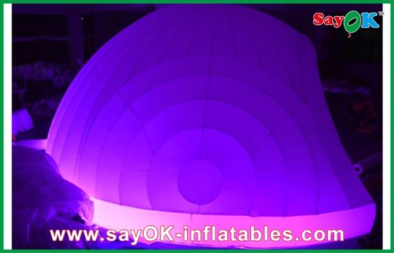 পার্টি / প্রদর্শনী হেলমেট নাইটক্লাব পার্টি inflatable তাঁবু জন্য কাস্টম inflatable তাঁবু LED