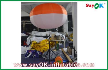2m নাইলন কাপড় Inflatable নেতৃত্বে Tripod বল, বিজ্ঞাপন LED Inflatable আলোর অলংকরণ