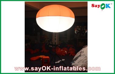 2m নাইলন কাপড় Inflatable নেতৃত্বে Tripod বল, বিজ্ঞাপন LED Inflatable আলোর অলংকরণ