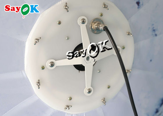 LED আলো সহ 2m দৈত্য ইনফ্ল্যাটেবল আর্থ গ্লোব মডেল