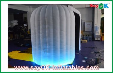 বড় LED লাইট Inflatable ফটো বুথ / 210 ডি স্ট্রং অক্সফোর্ড কাস্টম Inflatable পণ্য