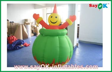 সজ্জা inflatable হাসি মুখ কার্টুন চরিত্র / মাস্কট inflatable প্রাণী