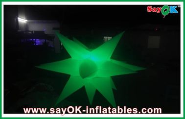 1.5m ব্যাসার্ধ Inflatable LED আলোর অলংকরণ Inflatable স্টার Decoratiom