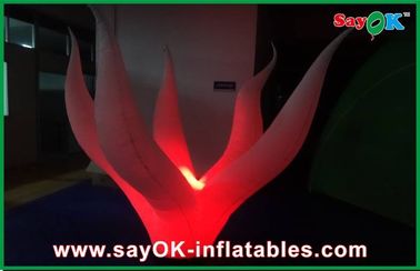 Coral আকৃতি Inflatable ঝুলন্ত নেতৃত্বে আলো অলংকরণ / বিজ্ঞাপন Inflatable LED হাল্কা