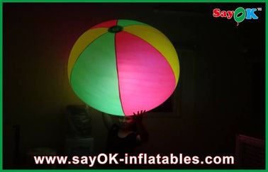2m ইভেন্ট ব্যাসের বল Inflatable আলোর সজ্জা LED আলো সঙ্গে