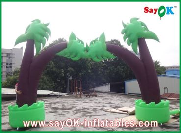 উৎসব জন্য সবুজ বৃক্ষ অক্সফোর্ড কাপড় Inflatable ট্রি প্রসাধন