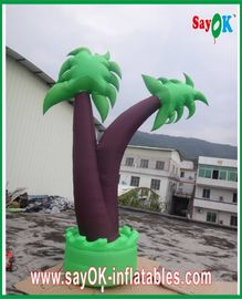 উৎসব জন্য সবুজ বৃক্ষ অক্সফোর্ড কাপড় Inflatable ট্রি প্রসাধন