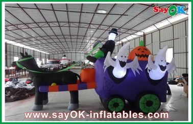 অক্সফোর্ড কাপড় Inflatable হ্যালোইন সজ্জা, পার্টি Inflatable ক্যারেজ