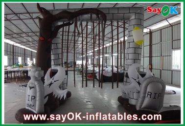 টেকসই Inflatable হলিডে সাজসজ্জা, ভাড়াটে ব্যবসা জন্য Inflatable হ্যালোইন আর্কিটেকচার
